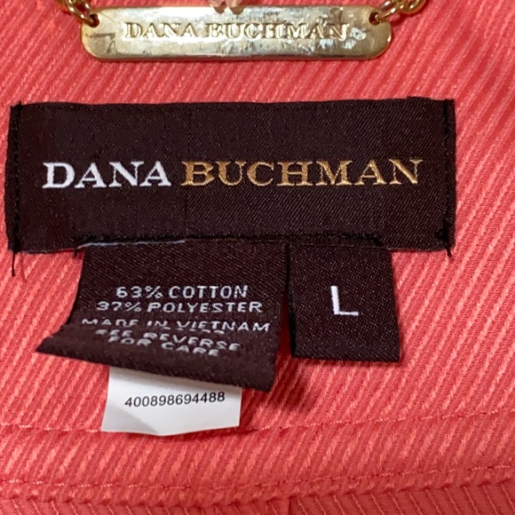 DANA BUCHMAN Sports Jacket 63% Cotton ZIP up NICE - Picture 8 of 14